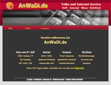 Tablet Screenshot of anwadi.de